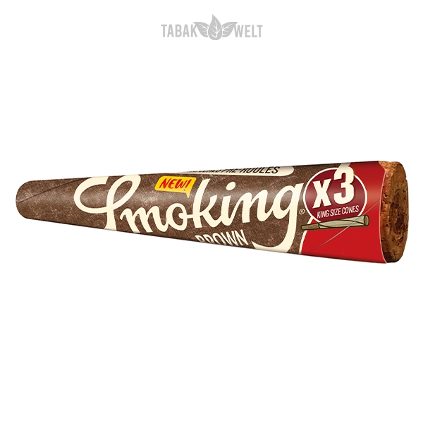 Smoking Brown Cones King Size 3 Stuck